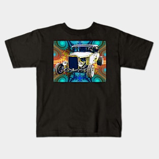 Fractal Hot Rod Kids T-Shirt